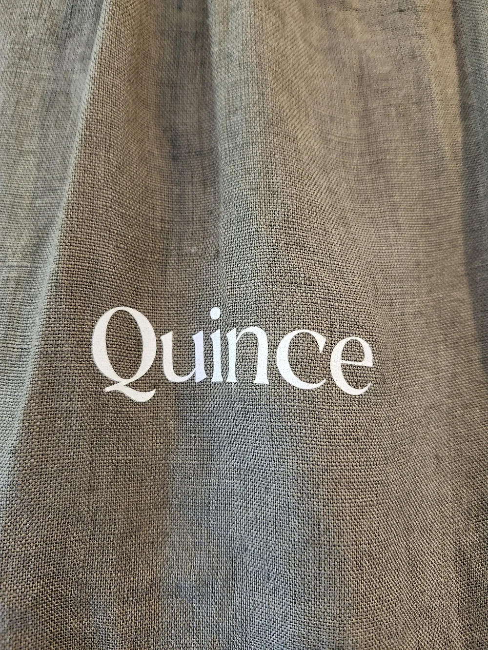 Olive Green Linen Duvet Cover Set